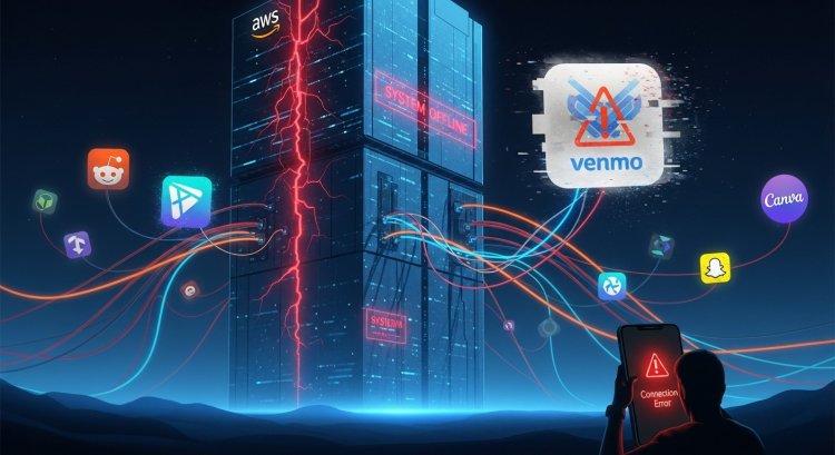 Global AWS Outage Today: Venmo, Amazon, and Major Websites Go Down — Here’s What Happened